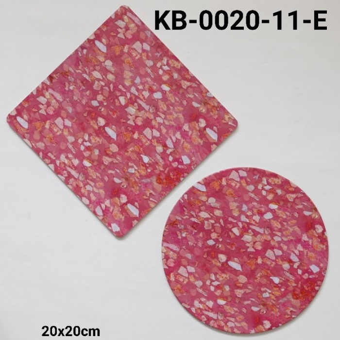 

GR-KB-0020-11 CAKE BOARD TATAKAN KUE KOTAK BULAT 20CM TERRAZO KAYU OBRAL DISKON