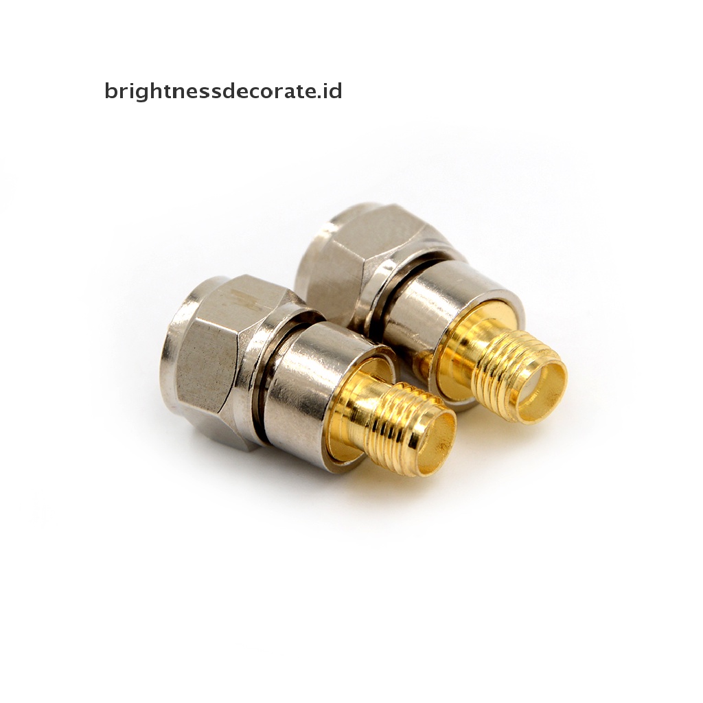 [birth] SMA Female Jack To F Male Plug RF Coaxial Adapter Connector Straight [ID]