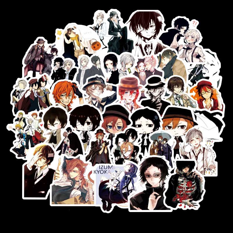 BSD001 – Sticker / Stiker / Stationay /Alat Tulis Anime Manga Cosplay Jepang Bungou Stray Dogs