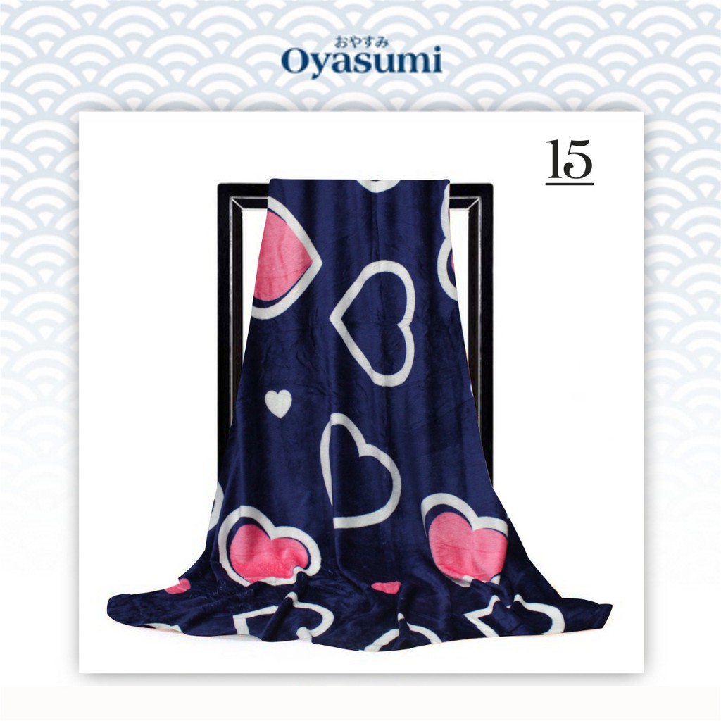 Oyasumi Selimut Motif Dewasa Classic 150x200 Selimut Bulu Halus Selimut Bulu Motif-15