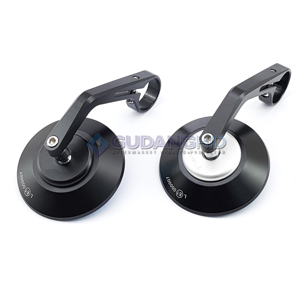 Spion Jalu Bulat Classic Klasik Retro CNC Aluminum Vespa Cafe Racer