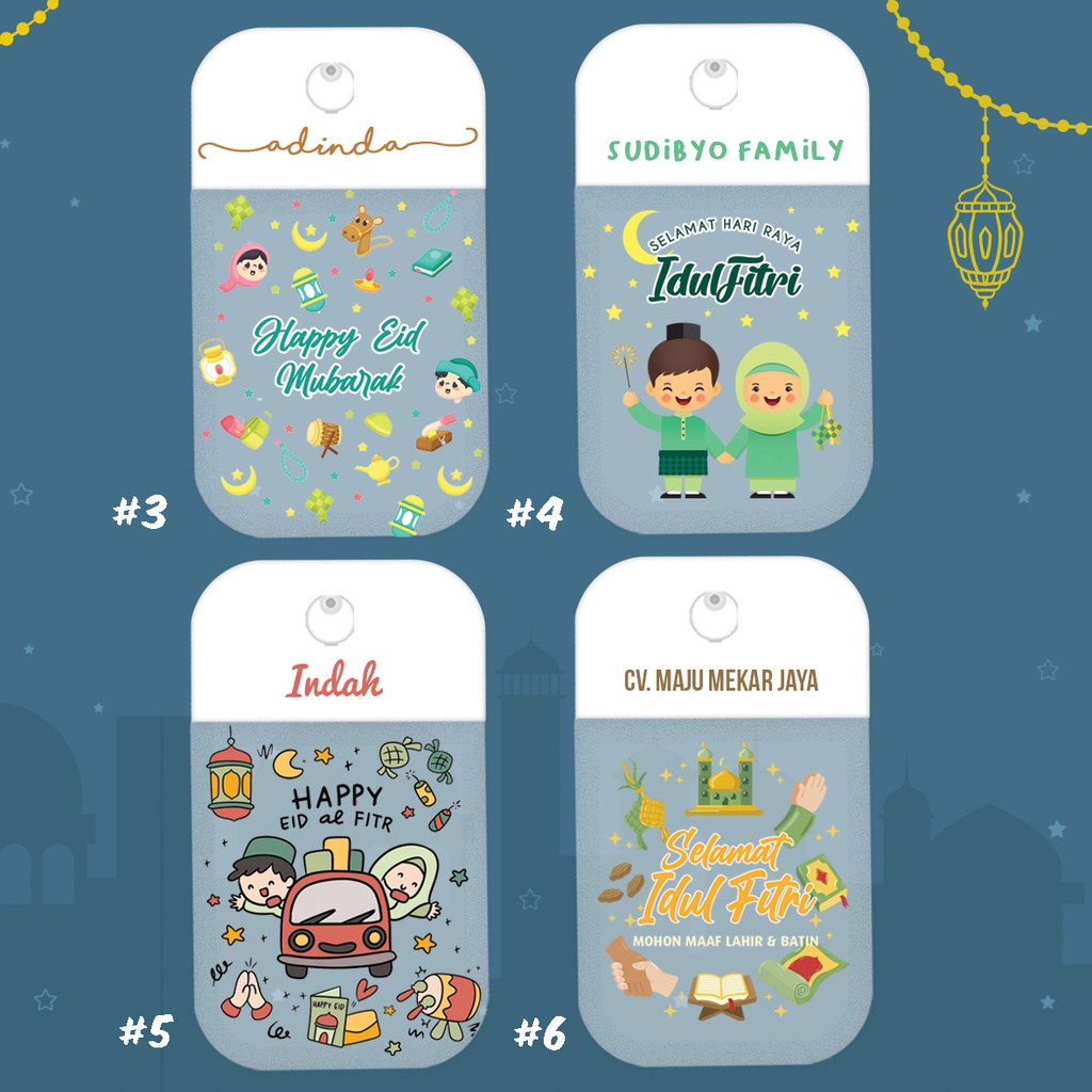 RAMADHAN LEBARAN Hampers / Souvenir Imlek Hand Sanitizer spray Custom / Bukan Touchland 2nd Generation