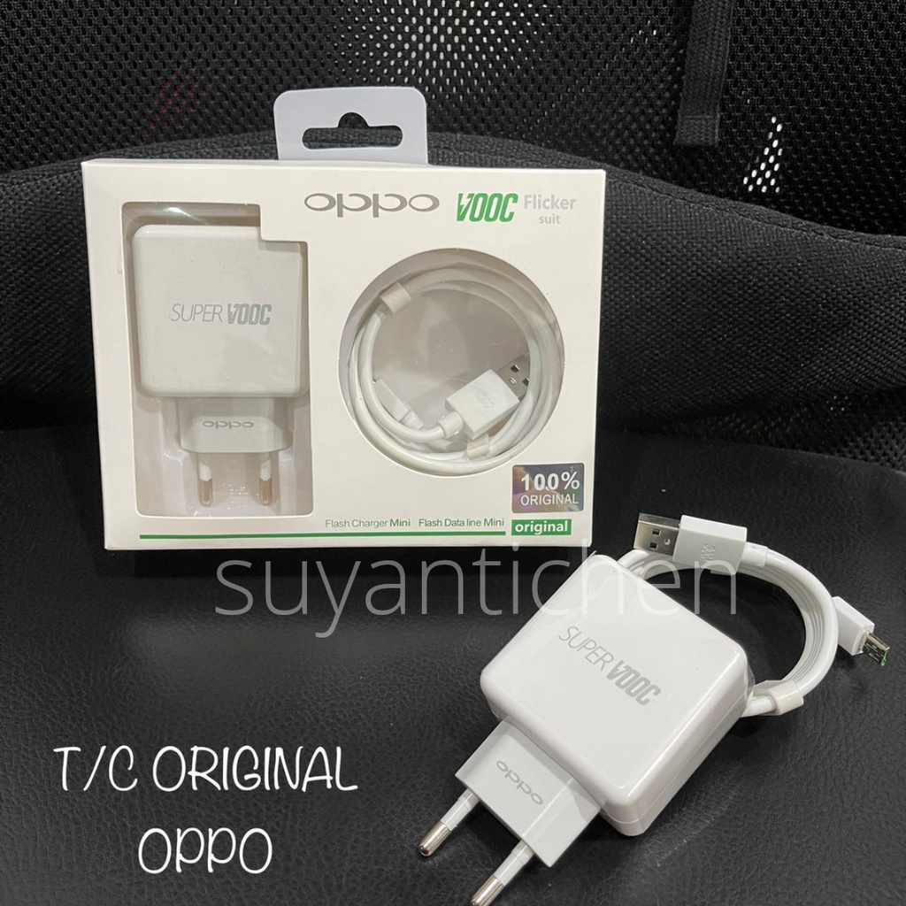 *T/C VOOC OPPO* Oppo A76 Reno 7 Reno7 Z 7z 5G Charger 100% Original Casan Ori Super VOOC Adapter USB Tipe C adaptor kabel data fast flash charging V8 cable Tipe-C travel