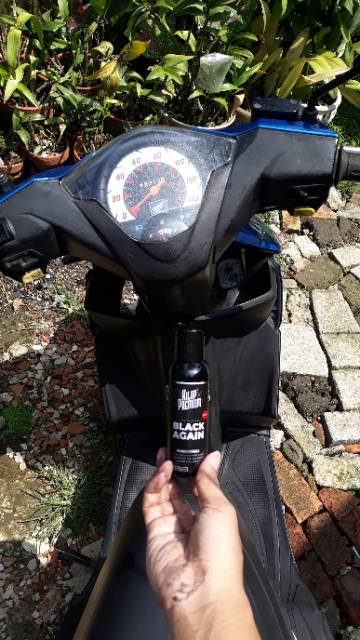 Kilap Premium Black Again / Semir Dashboard Motor dan Mobil / Semir Plastik / Penghitam Dashboard