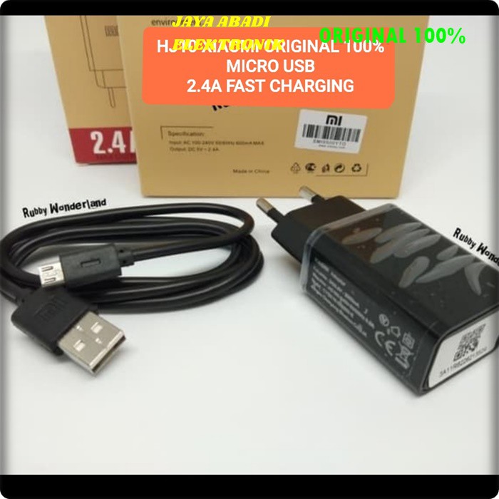 J17 ORIGINAL XIAOMI 2.4A MIKRO USB SUPER FAST CHARGING ADAPTOR TRAVEL AUTO ID CAS CASAN FLASH CHARGE QUICK QUALCOM ADAPTER ADAPTIVE ANDROID HANDPHONE UNIVERSAL MULTI ORIGINAL VOLT GADGET CABLE WIRED BISA UNTUK SEGALA MEREK HANDPHONE SUPER FLAST CHARGER