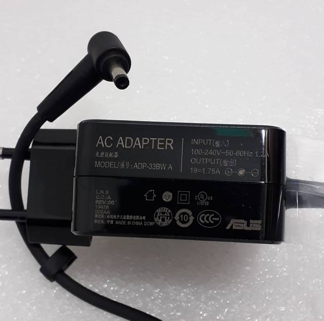 CHARGER NOTEBOOK/LAPTOP ASUS F201E X200MA S200E X202E Q200E X200 X441S X441U X441M X441N X441B X453 X453M X200CA  Asus Vivobook F201E Series S200E Series 19V 1.75A Original