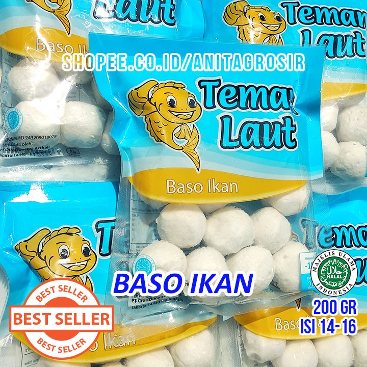 Jual Teman Laut Baso Ikan 200gr Bakso Cilok Seafood Shopee Indonesia