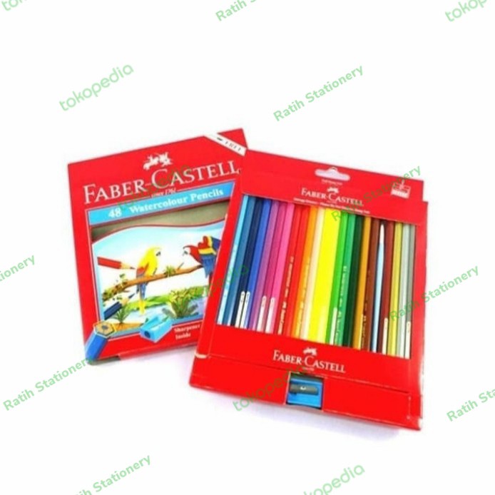 

Jual Pensil Warna Watercolour Faber Castell 48 Warna (Bonus Serutan & Kuas) Sale!!!