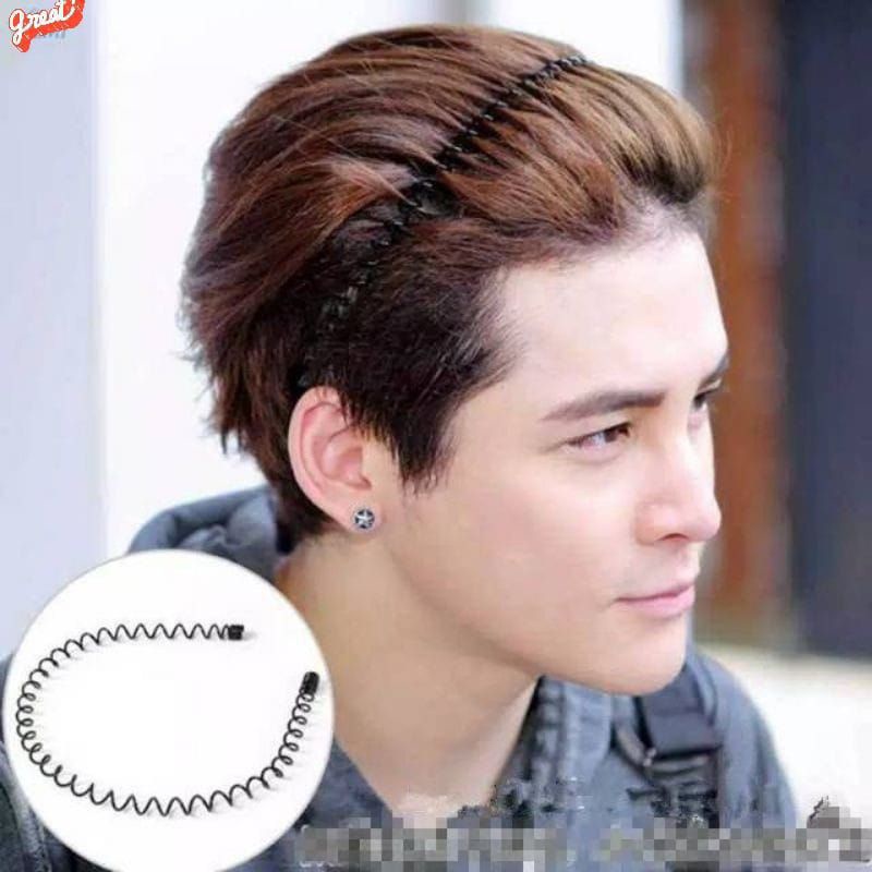 BANDO PRIA WANITA / BANDO KOREA / BANDO SPORT PRIA / BANDO HITAM SPIRAL BANDO GERIGI BOLA Kpop STYLE