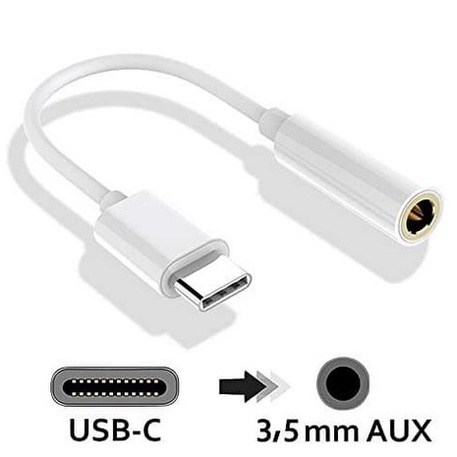 ITSTORE USB-C Type C to 3.5mm Jack Audio Cable Converter Adapter