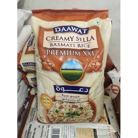 

DAWAAT CREAMY SELLA BERAS BASMATI 25KG MURAH MERIAH