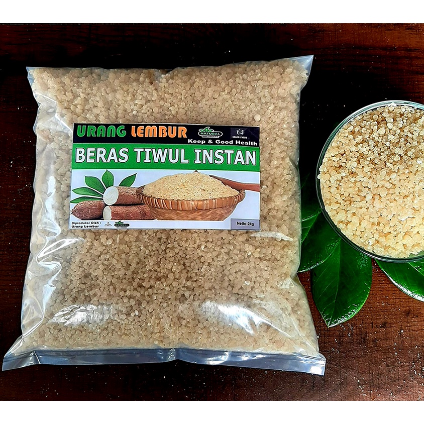 

TERMURAH Beras Tiwul Instan 2kg Nasi Oyek Singkong Urang Lembur