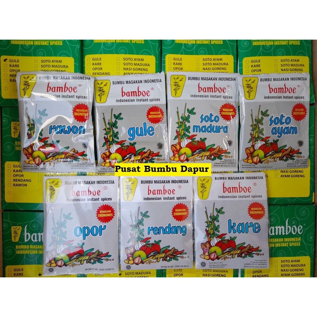 

Bumbu Masak Instan BAMBOE MINI Aneka Varian