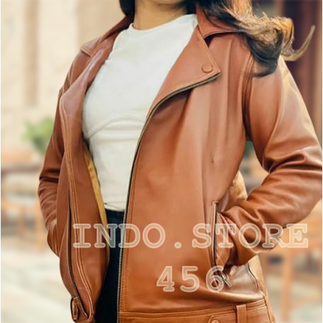 JAKET KULIT WANITA ASLI ORIGINAL 100%