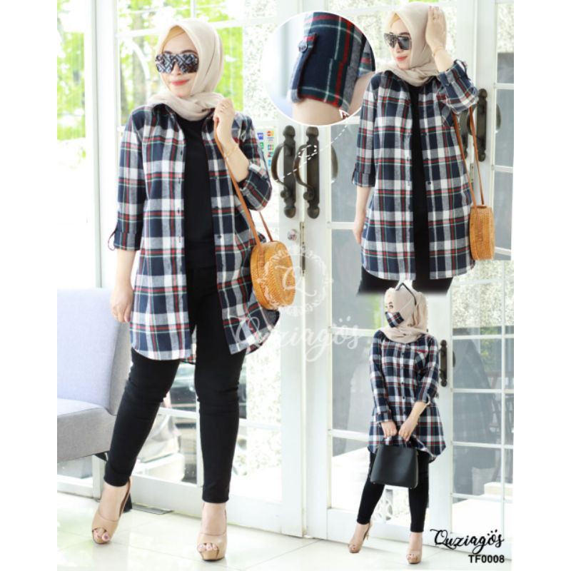 TUNIK FLANEL PREMIUM QUZIAGOS ORIGINAL