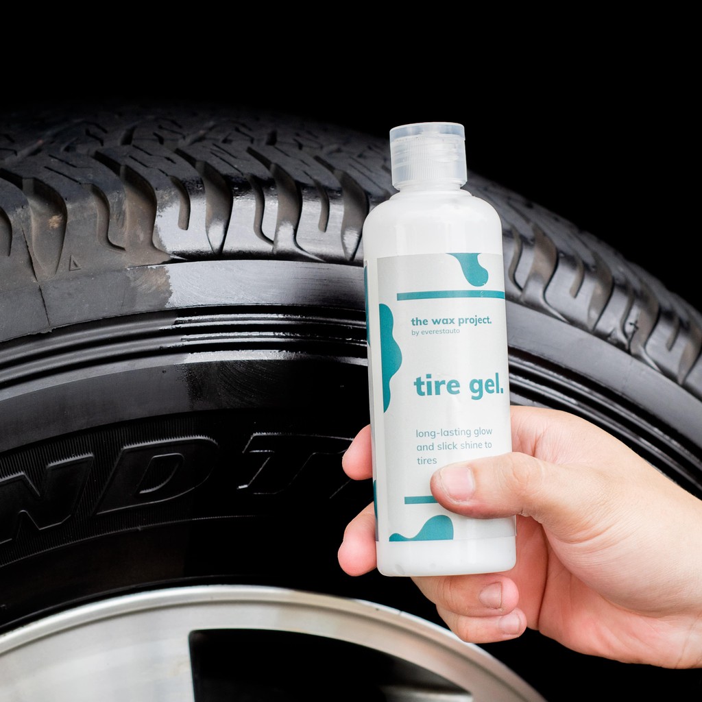 Tire Gel - Semir Pengkilap Penghitam Ban Mobil Motor Anti Air