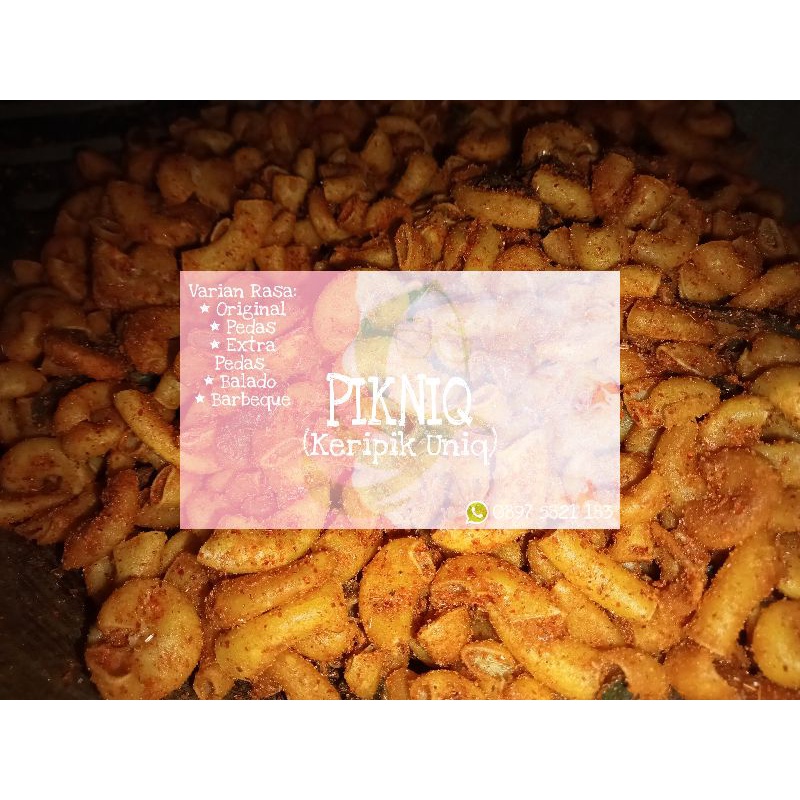 

Cemilan Camilan Makaroni PIKNIQ 250g