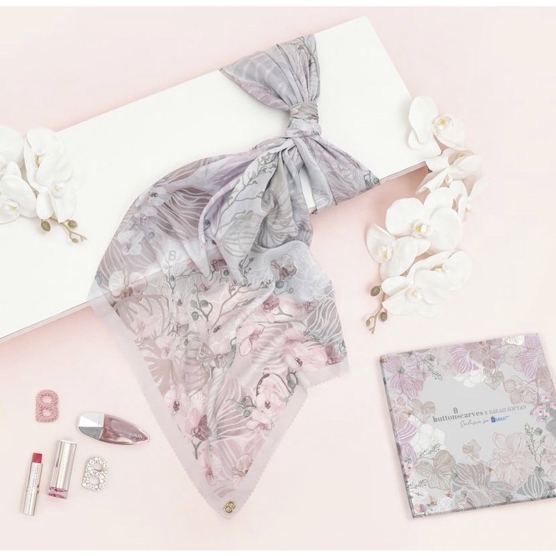 Orchide Extended Buttonscarves x Sarah Sofyan