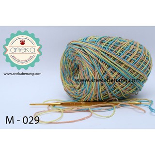  Benang  Rajut  Katun Mambo Sembur Mix color Cotton Yarn 