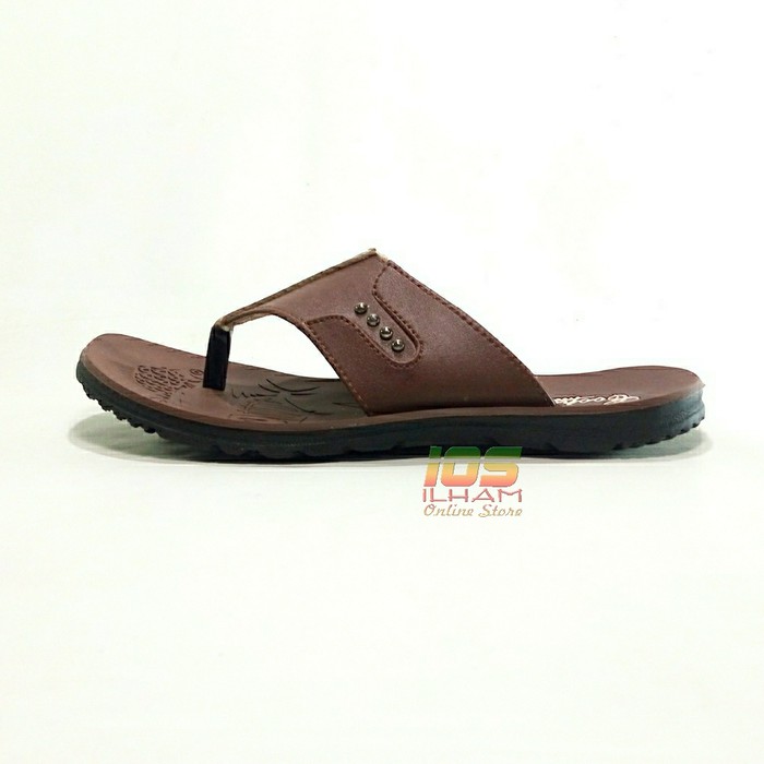 Sandal Pria Coopers F24 Jepit Sol Lentur Size 38-42 Coklat