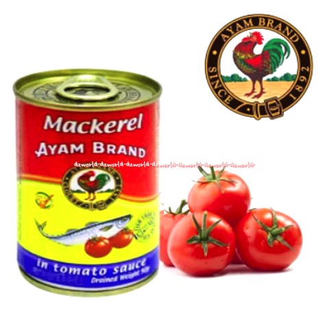 Ayam Brand Sardines In Tomato Sauce Sarden Kaleng 235gr Ikan Sardenes Ayambran Ikan Makarel Dalam Kaleng Macarel Fish