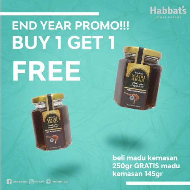 

Madu Arab Habbats Pure Black Seed Honey - HABBATS