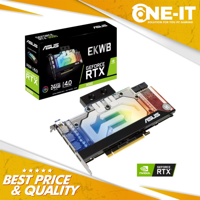 VGA ASUS EKWB GeForce RTX 3090 24GB GDDR6X