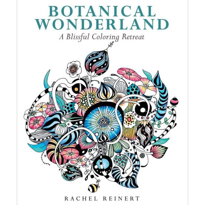 Botanical Wonderland: A Blissful Coloring Retreat Adult Coloring Book
