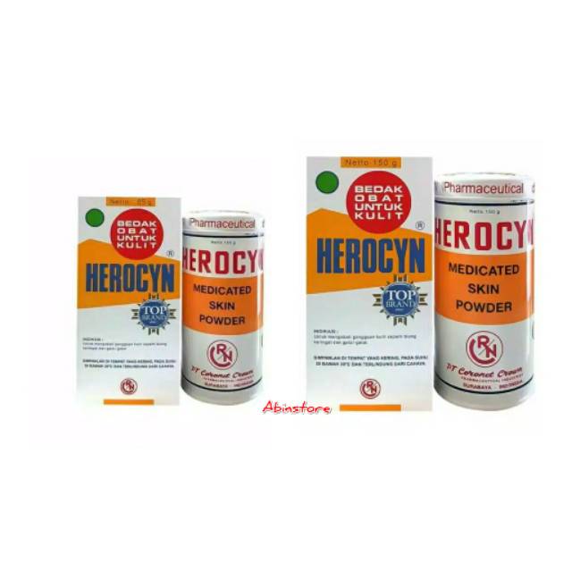 Herocyn bedak 80gr/150gr