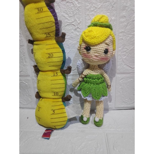 BONEKA RAJUT AMIGURUMI PETERPAN DAN TINKERBELL