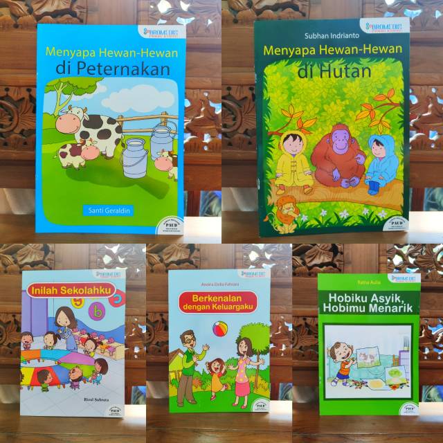 Buku Aktivitas Cerita Anak Bromedia Bahan Belajar PAUD  