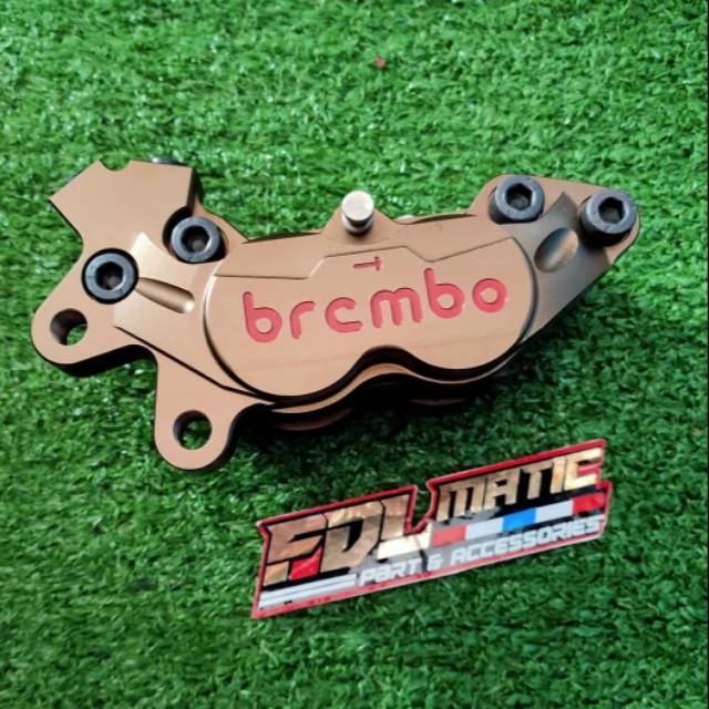 Kaliper Brembo 4p Big Kiri Untuk Shock Kiri Copy Thailand