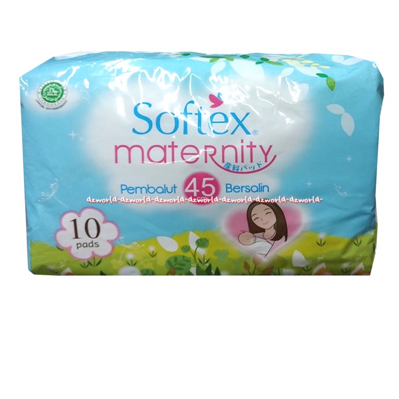 Softex Maternity Pembalut Bersalin 45cm 10pads Pembalut Wanita Ibu Setelah Melahirkan Softek Soft tex