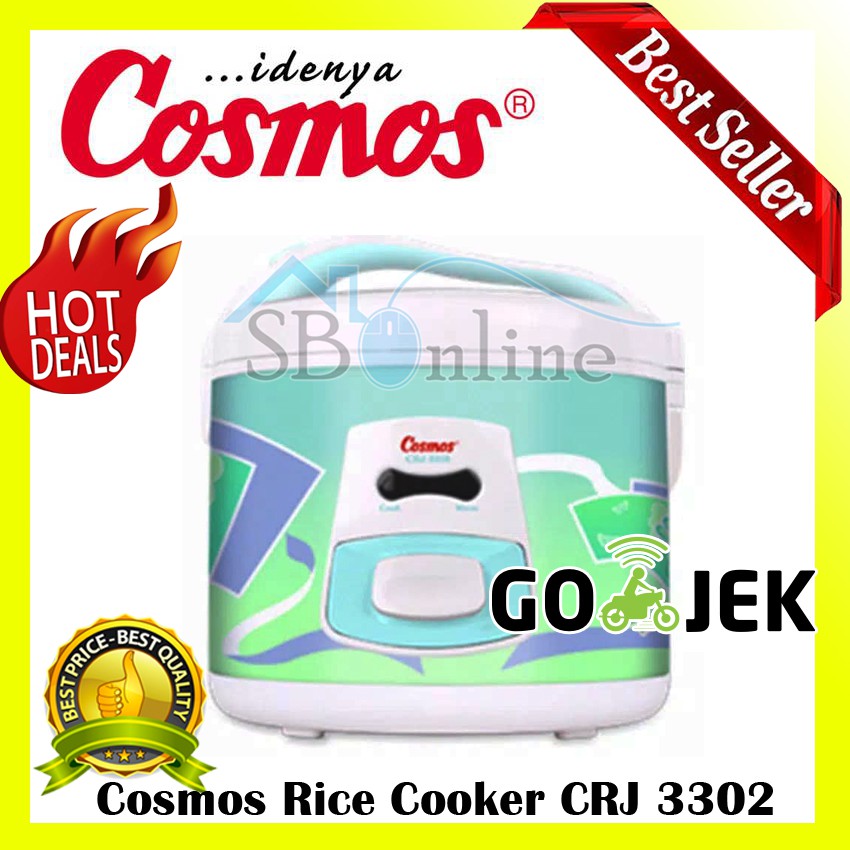 Cosmos Rice Cooker Magic Jar CRJ 3302