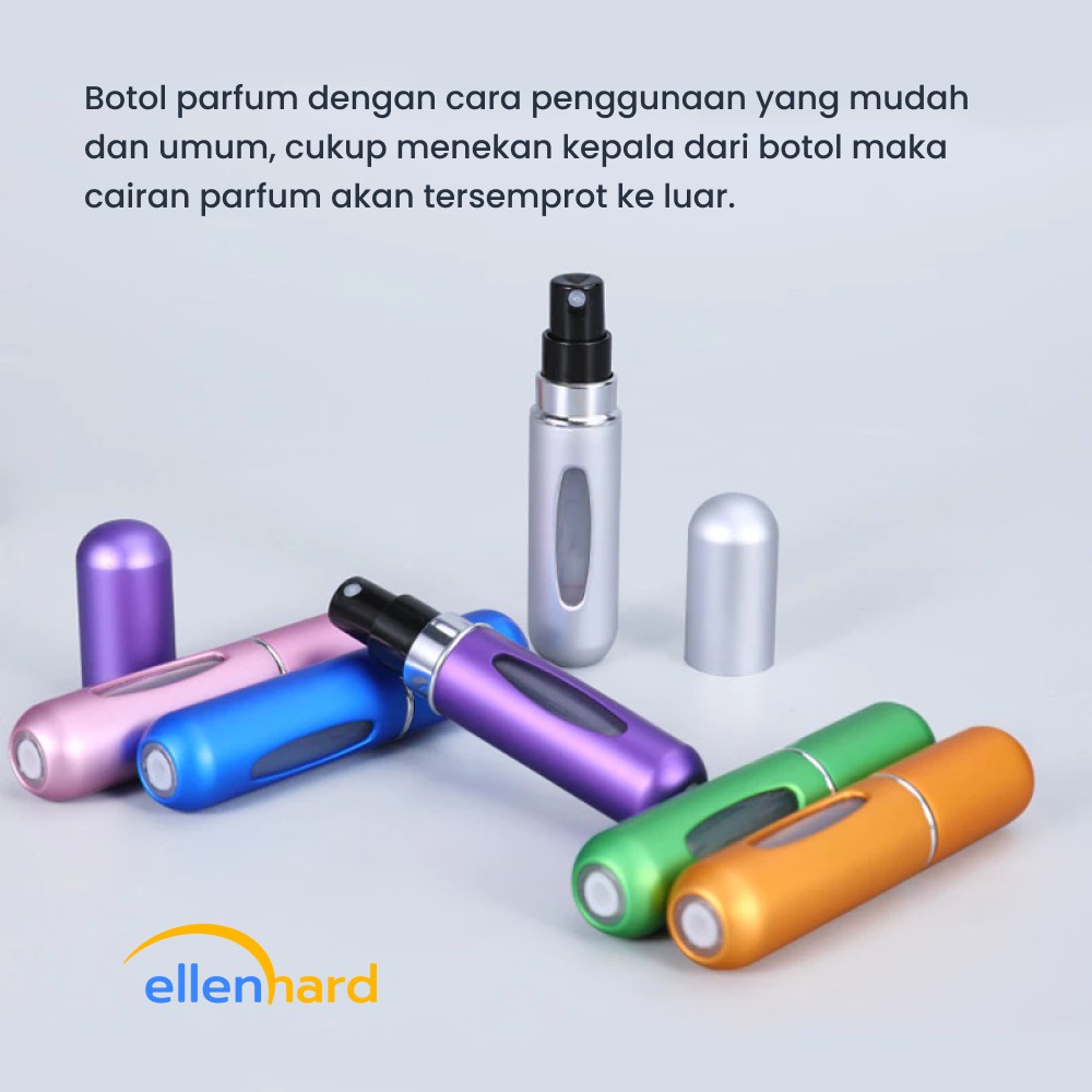 Botol Parfum Spary Mini Kosong Isi Ulang Travel Refill Atomizer 5ml