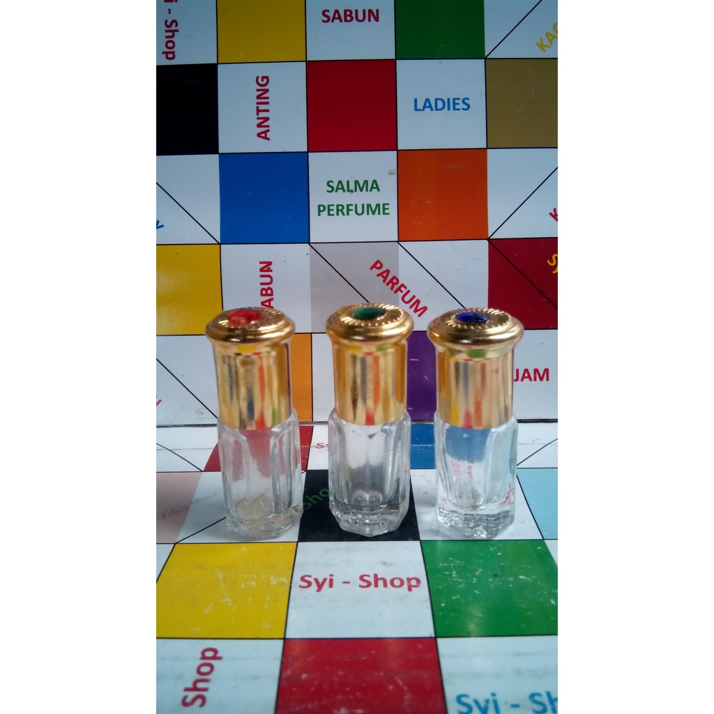Botol Parfum Roll On 3 ml  Permata