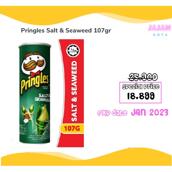 Jual Pringles Salt & Seaweed 107 Gram | Shopee Indonesia