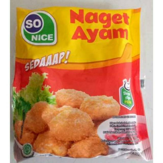 

nugget so nice naget 250 gram