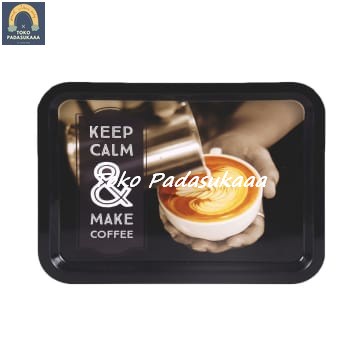 

Nampan Saji 39.8x30x1.7 Cm Coffee Persegi Panjang - Hitam