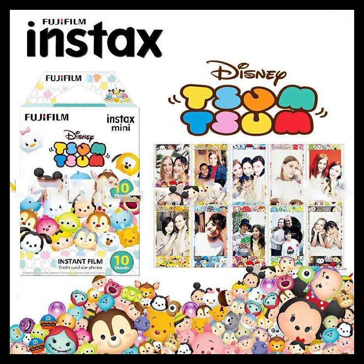 {BISA COD} Fujifilm Refill Camera Instax Mini Film Disney tsum tsum 10 Lembar BOOM SALE Kode 74