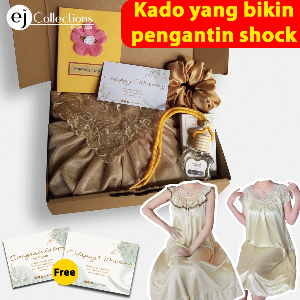 Kado Pernikahan Hampers Wedding Gift PREMIUM UNIK EXCLUSIVE Gold Series