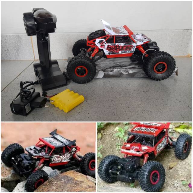Mainan Mobil Rock Crawler 4WD - RC Car Rock Crawler Off Road