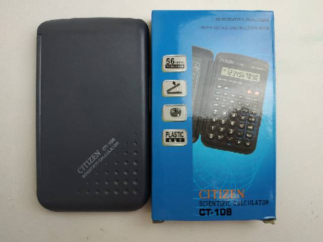 SIMPLE!! KALKULATOR SAKU / SAINS SCIENTIFIC CITIZEN CT 108 KALKULATOR SEKOLAH SIMPLE DIBAWA