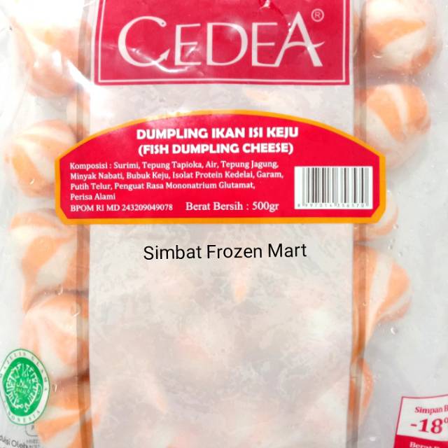 

Cedea dumpling keju 500 gr