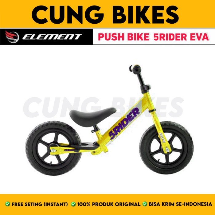 Sepeda Push Bike RMB 5RIDER alat Keseimbangan Anak Balance bike Element Ban EVA