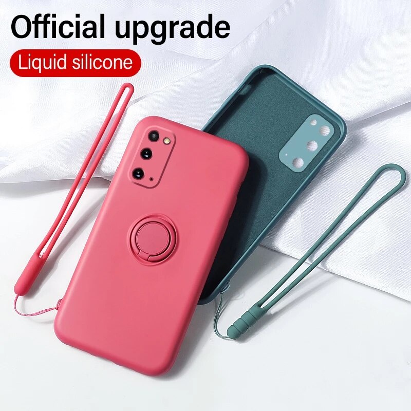 Soft Case Bahan Silikon Cair Ultra Tipis Dengan stand Untuk Xiaomi Redmi Note 10 4G