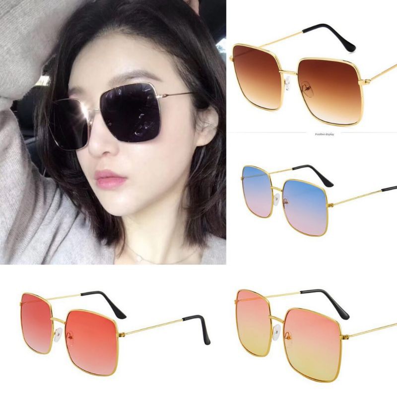 KACAMATA HITAM SUNGLASSES KOTAK PRIA WANITA