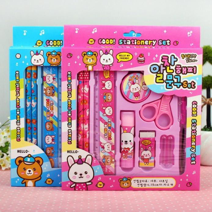 

peralatan tulis set sekolah anak-anak stationery set perlengkapan seko sry77