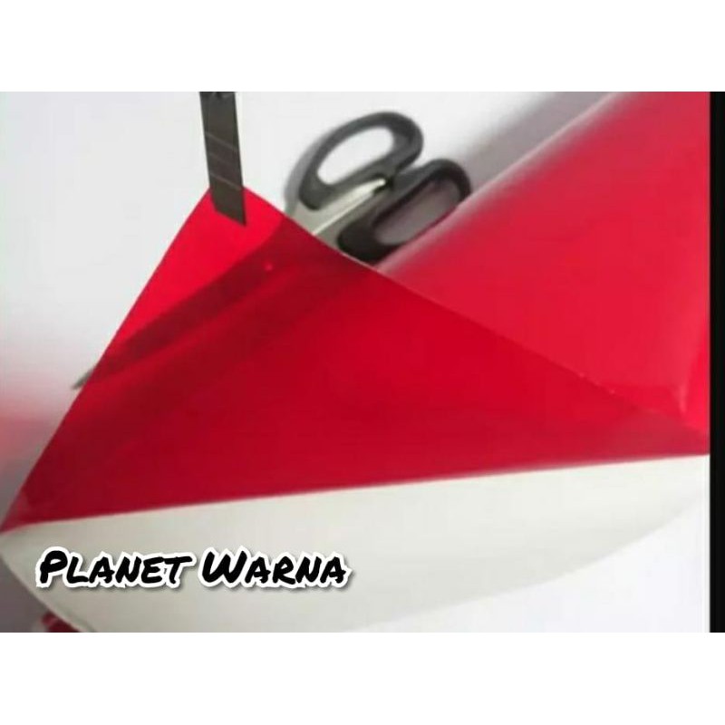 Sticker Skotlet Merah Transparan Sticker Skotlet Maxdecal Transparant Red