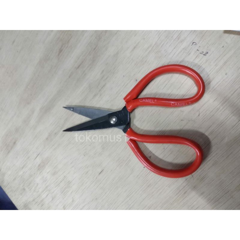 GUNTING POTONG BAHAN KAIN KULIT KODOK TAILOR SCISSORS GG MERAH